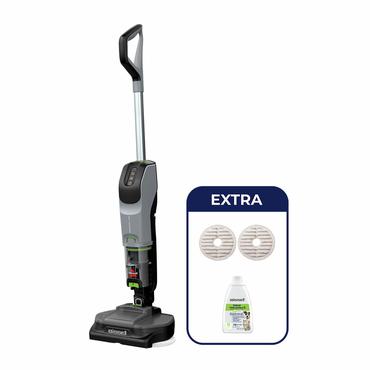 Bissell SpinWave + Vac Pet Select Stick vakuum Batteri Tør&våd Poseløs 0 L 370 W Sort, Grå, Lime