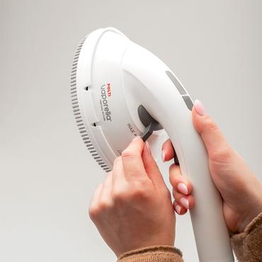 Polti GSF80R Opretst&aring;ende bekl&aelig;dningsdamper 1,2 L 2000 W R&oslash;d, Hvid