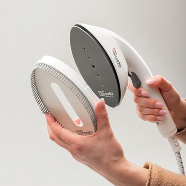 Polti GSF80R Opretst&aring;ende bekl&aelig;dningsdamper 1,2 L 2000 W R&oslash;d, Hvid