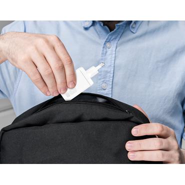 4smarts 540400 oplader til mobil enhed Universel Hvid Vekselstrøm Hurtig opladning Indendørs