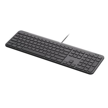 Logitech Signature Slim Wired K620 For Business tastatur Universel USB QWERTY Nordisk Grafit