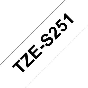 Brother TZe-S251 - bandlaminat - 1 kassett(er) - Rulle ( 2,4 cm x 8 m)