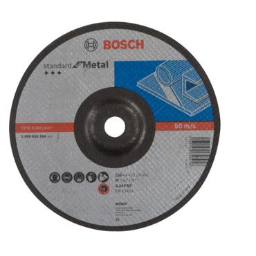 Bosch Standard for Metal A 24 P BF - kværneskive - for metalrør, ikke-jernholdigt metal, stå, støbejern, profiler