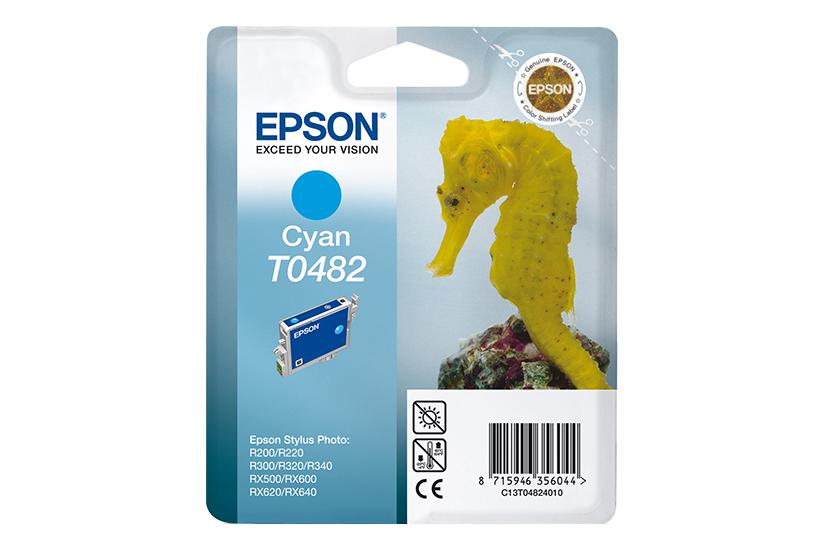 Epson T0482 - cyan - original - bl&aelig;kpatron