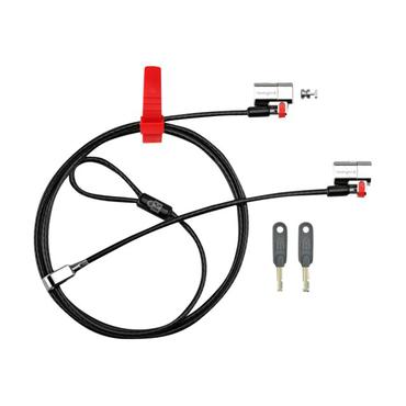 Kensington ClickSafe Keyed Twin Laptop Lock sikkerhedskabelslås