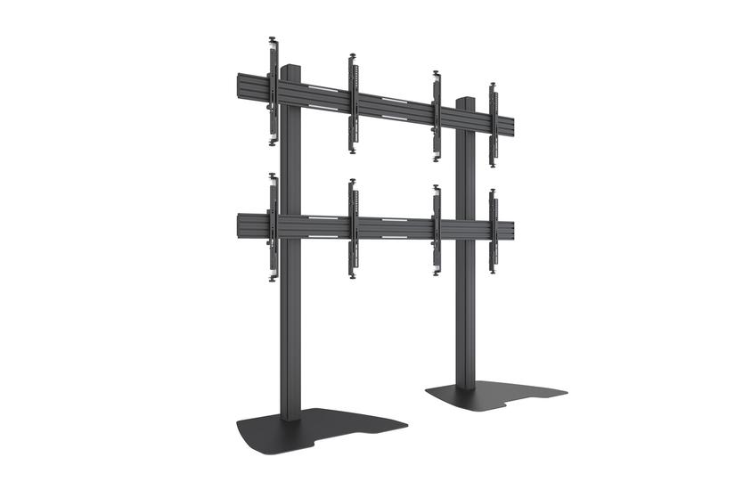 Multibrackets M Pro Series MBF2x2U ställ - för 4 LCD-bildskärmar - svart