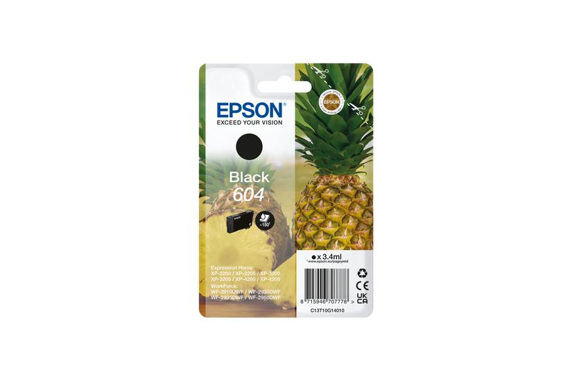 Epson 604 Singlepack - svart - original - bl&auml;ckpatron