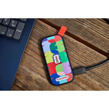 Sandisk Ekstern SSD - 1 TB - 800 MB/s - USB 3.2 Gen 2 - USB Type-C - Ja