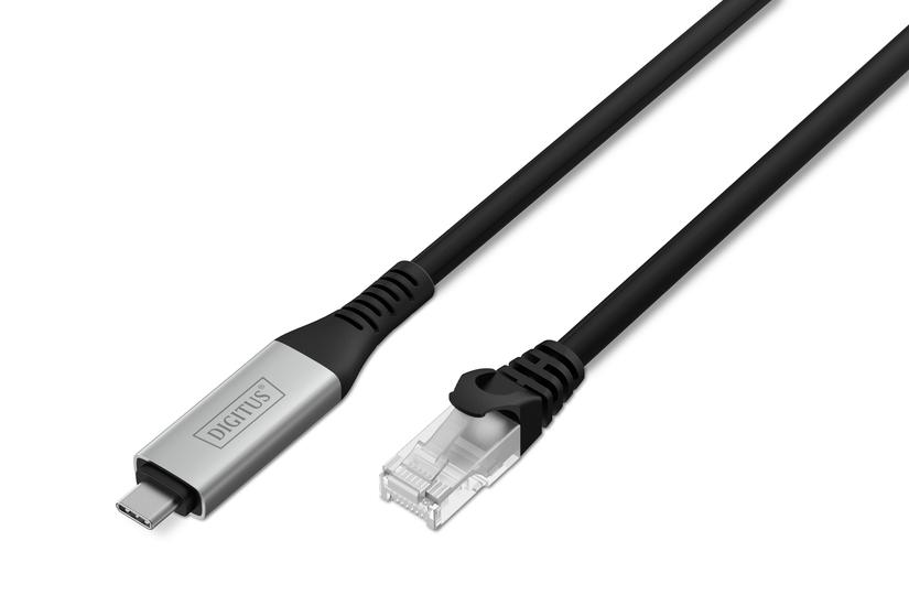 DIGITUS USB 3.2.RJ45 Ethernet Kabel S/FTP 2 m