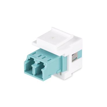 StarTech.com LC to LC Coupler, LC Fiber Coupler, LC/UPC Keystone Jack, Fiber Optic LC Keystone Coupler for Patch Panel - LC to LC Duplex (DMFKSLCLCCOUPLER) - kopplingsdon f&ouml;r n&auml;tverk - vit