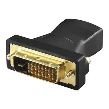 Alcasa HDMI - DVI F/M Sort