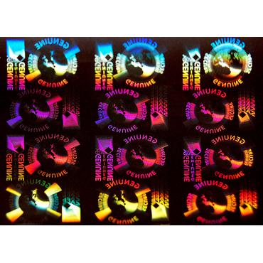 Evolis Hologram Overlay Varnish Ribbon Generic Globe Design - 1 - hologram - print-bånd