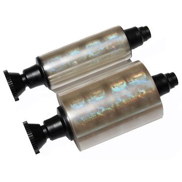 Evolis Hologram Overlay Varnish Ribbon Generic Globe Design - 1 - hologram - print-bånd