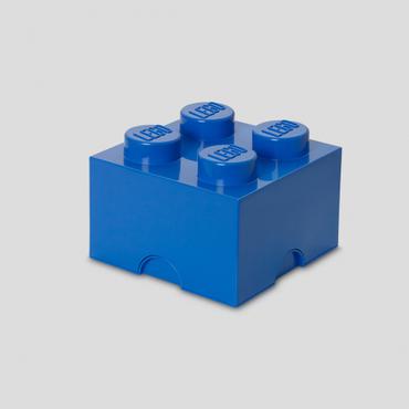 LEGO Storage Brick 4 - f&ouml;rvaringsbox - lysande bl&aring;