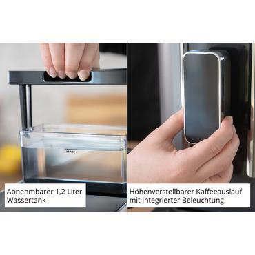 Unold 28835 Kaffeevollautomat LUCA; 1,2l Wassertank; 1470W