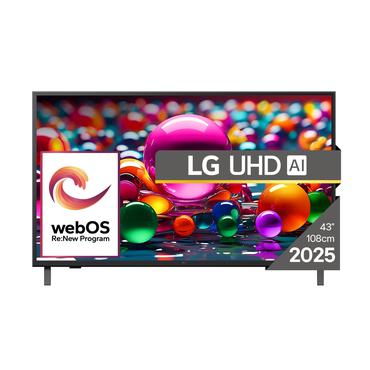 LG UHD AI 43UA75003LA TV 109,2 cm (43") 4K Ultra HD Smart TV Wi-Fi Sort