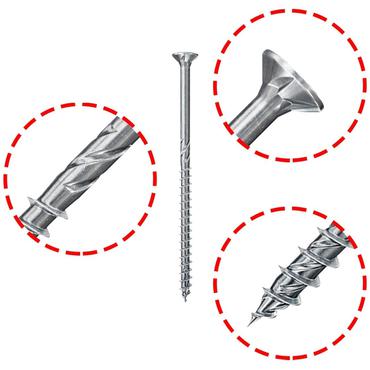 Fischer 670467 skrue/bolt 220 mm 50 stk