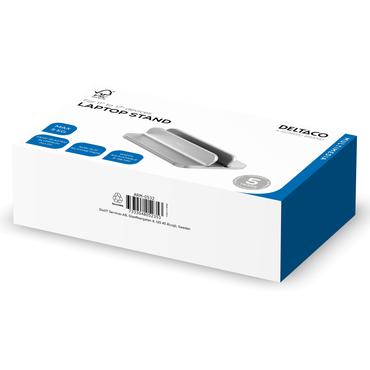 DELTACO Office ARM-0532 ställ - för bärbar dator/surfplatta - silver