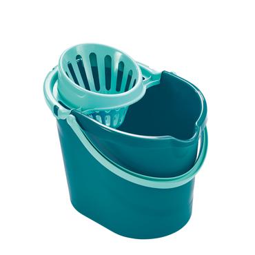 Leifheit 56792 moppesystem & spand Enkelt beholder Turkis, Hvid