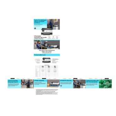 HP Officejet Pro 9110b - printer - farve - blækprinter