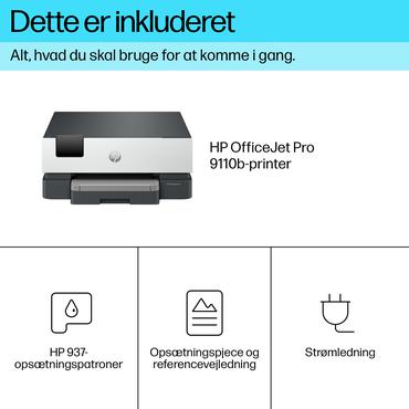 HP Officejet Pro 9110b - printer - farve - blækprinter