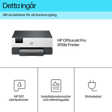 HP Officejet Pro 9110b - printer - farve - blækprinter