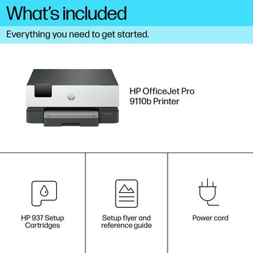 HP Officejet Pro 9110b - printer - farve - blækprinter