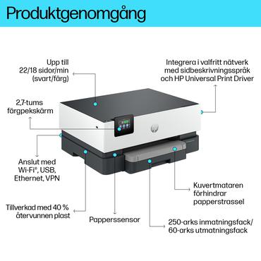 HP Officejet Pro 9110b - printer - farve - blækprinter