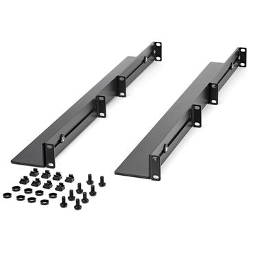 StarTech.com 1U 19 inch Server Rack Rails, 24-36 inch Adjustable Depth, Universal 4 Post Rack Mount Rails, Network Equipment/Server/UPS Mounting Rail Kit, HPE ProLiant, Dell PowerEdge - 4 Post Rack Rails (UNIRAILS1UB) - kit til rack med spor - 1U