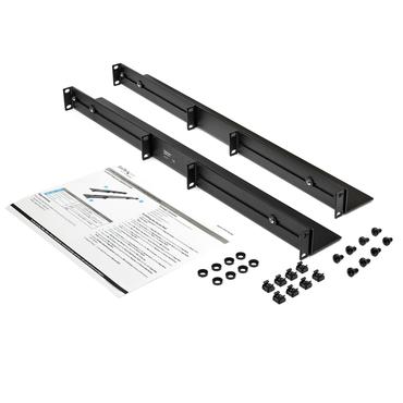 StarTech.com 1U 19 inch Server Rack Rails, 24-36 inch Adjustable Depth, Universal 4 Post Rack Mount Rails, Network Equipment/Server/UPS Mounting Rail Kit, HPE ProLiant, Dell PowerEdge - 4 Post Rack Rails (UNIRAILS1UB) - kit til rack med spor - 1U