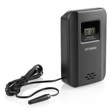 Hyundai WS4380 digital vejrstation Sort Vekselstr&oslash;m/batteri