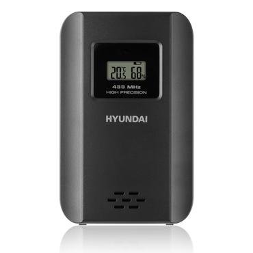 Hyundai WS4380 digital vejrstation Sort Vekselstr&oslash;m/batteri
