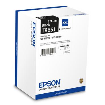 Epson T8651 - svart - original - p&aring;fyllnadsbl&auml;ck