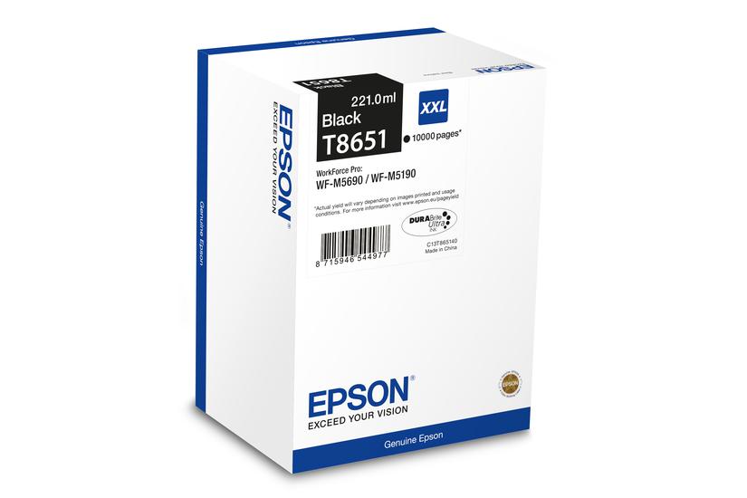Epson T8651 - svart - original - p&aring;fyllnadsbl&auml;ck