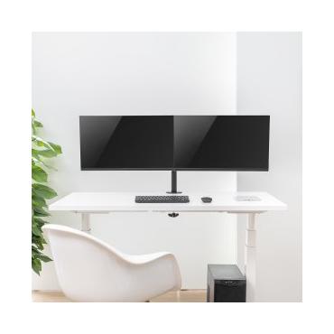 Maclean MC-884 skærmbeslag og -stativer 81,3 cm (32") Skrivebord Sort