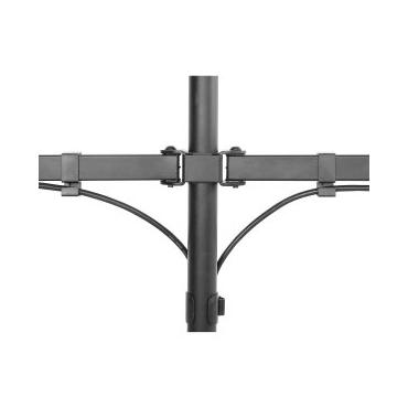 Maclean MC-884 skærmbeslag og -stativer 81,3 cm (32") Skrivebord Sort