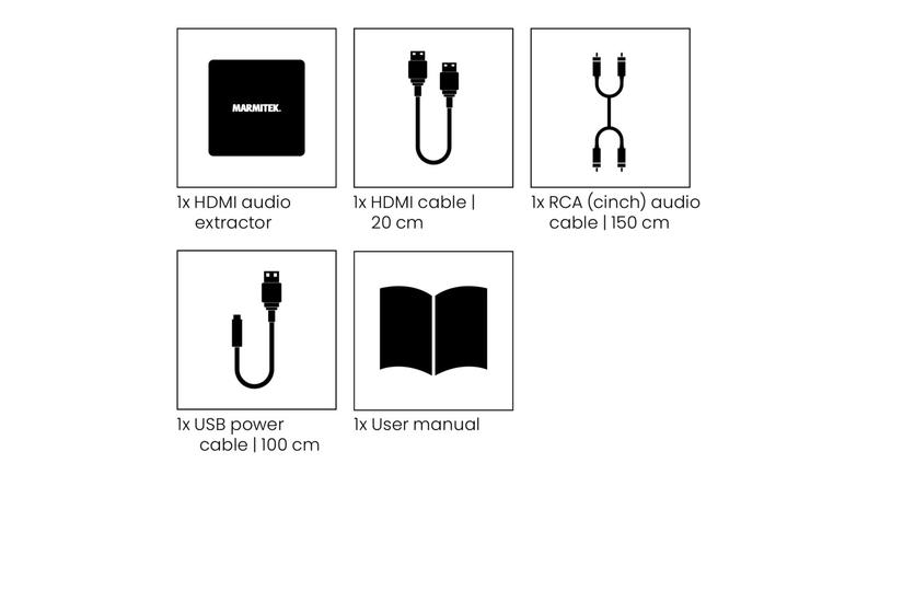 Marmitek Connect ARC13 HDMI Converter, ARC / Stereo, CEC, 5.1