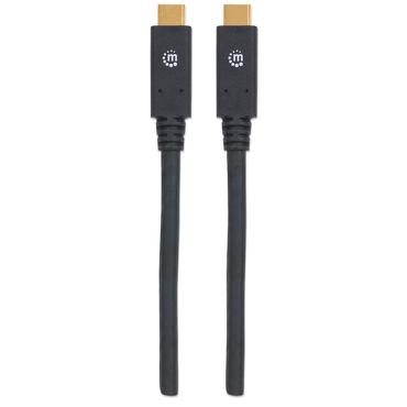 Manhattan 354905 USB-kabel USB 3.2 Gen 1 (3.1 Gen 1) 2 m USB C Sort