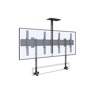 Multibrackets M Pro Series Side by Side with brackets 400x400 - konsol - för 2 LCD-bildskärmar - svart
