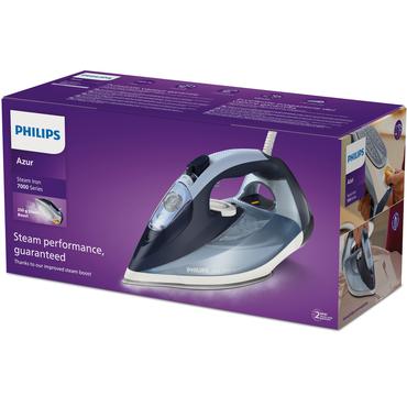 Philips Azur 7000 Series DST7020 - dampstrygejern - såleplade: SteamGlide Plus