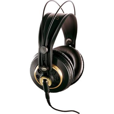 AKG K240 STUDIO hovedtelefoner/headset Ledningsført Sort, Guld
