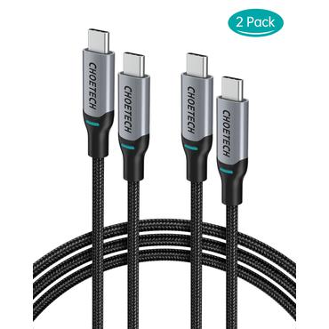 Choetech XCC-1052 USB-kabel USB 2.0 1,8 m USB C Sort