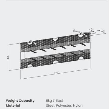 Under-Desk Mesh Cable