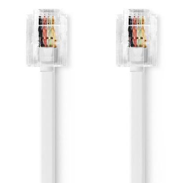 TCGL90200WT20 Telecomkabel RJ11 Male R