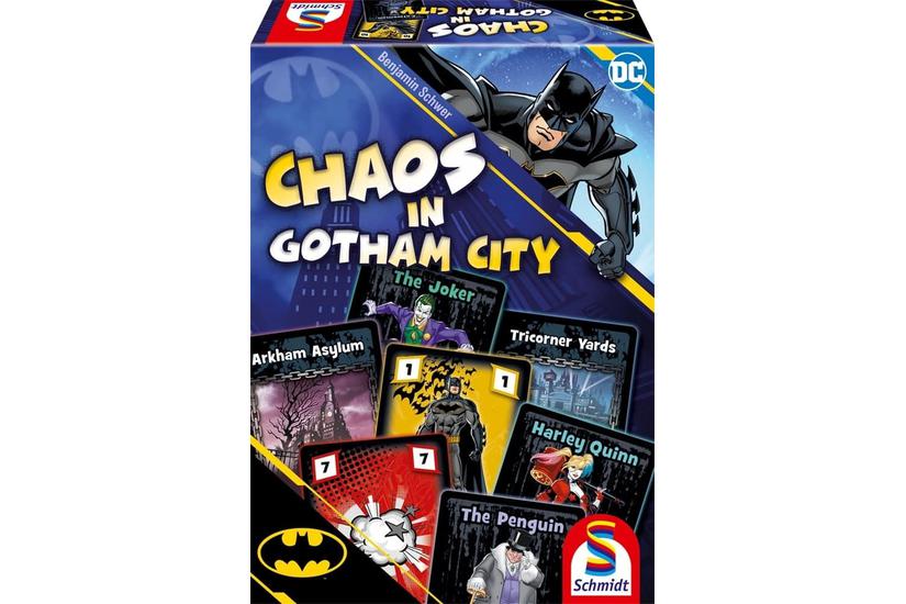 Schmidt Spiele DC Super Hero: Batman – Chaos City Kortspil Familie