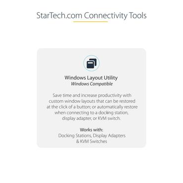 StarTech.com 3-ports multi-bildsk&auml;rmsadapter - DisplayPort 1.4 till 3x 4K DisplayPort-video-splitter - Dubbel eller tredubbel 4K - DisplayPort MST-hubb f&ouml;r flera bildsk&auml;rmar - Endast f&ouml;r datorer med Windows - video/audiosplitter - 3 portar