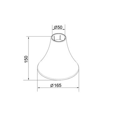 Multibrackets M Pro Series monteringskomponent - vit