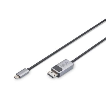 DIGITUS - videoadapterkabel - DisplayPort till 24 pin USB-C - 1 m