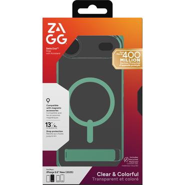 ZAGG Santa Cruz Snap Kickstand mobiltelefon etui 16,5 cm (6.5") Cover Gr&oslash;n, Transparent