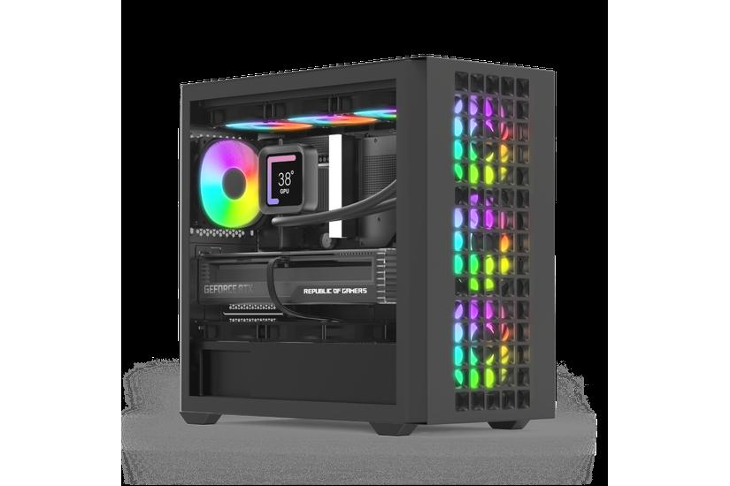 Aerocool Chassi - Mini Tower - Micro-ATX, Mini-ITX - 16,6 cm - 41,0 cm - 5 - 120,140 mm
